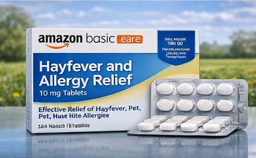 Amazon Basic Care Hayfever and Allergy Relief 10mg Tablets