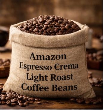 Amazon Espresso Crema Light Roast Coffee Beans