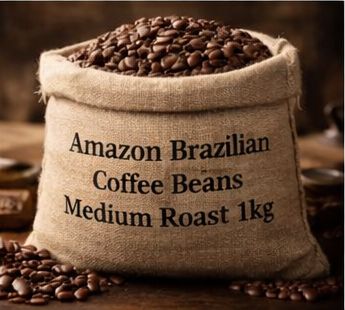 Amazon Brazilian Coffee Beans Medium Roast 1kg